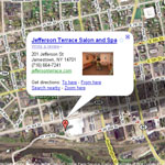 Map to Jefferson Terrace